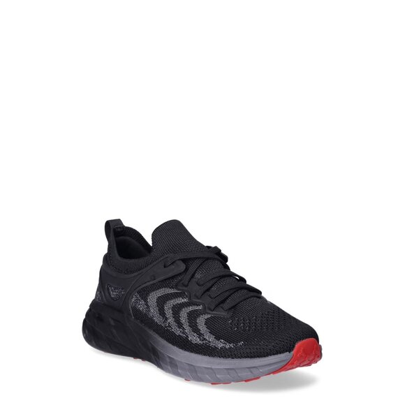 Athletic Works Toddler & Big Kids Knit Cage Athletic Sneakers, Size 2, Lace Up - Picture 1 of 5